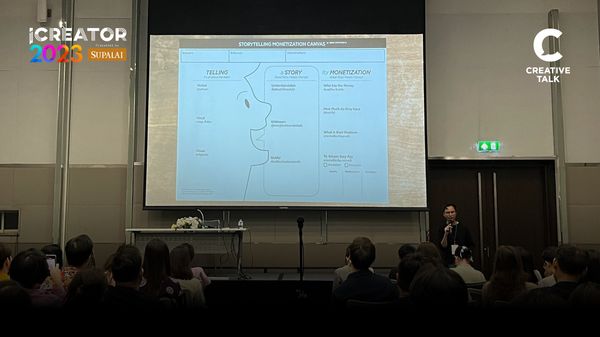 เล่าเรื่องอย่างไรให้ “ขายได้” ด้วย Storytelling Monetization Canvas จาก Workshop ในงาน iCreator 2023